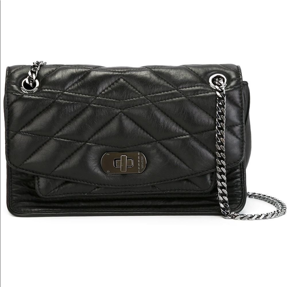 Zadig & Voltaire Women's Black 'Skinny Love' Quilted Crossbody Bag